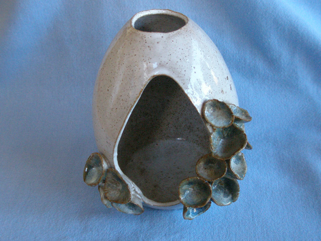 Stoneware Candle Holder