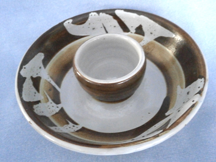 Alan Craiger-Smith Aldermaston Tin Glaze Studio Pottery Egg Cup